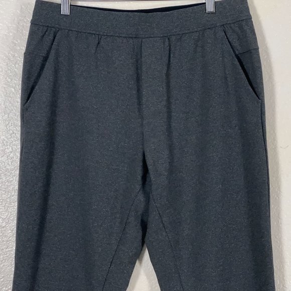 Lululmeon Intent Jogger Luon Stretch Fabric in Heathered Black Men's L/30 - Picture 2 of 9